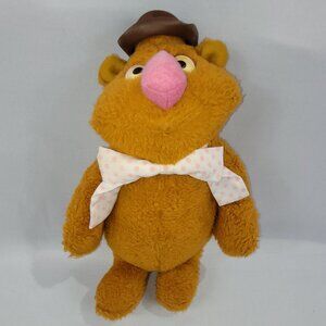 Jim Henson The Muppets Vintage 1976 Fozzie Bear 14" Plush Toy Fisher Price